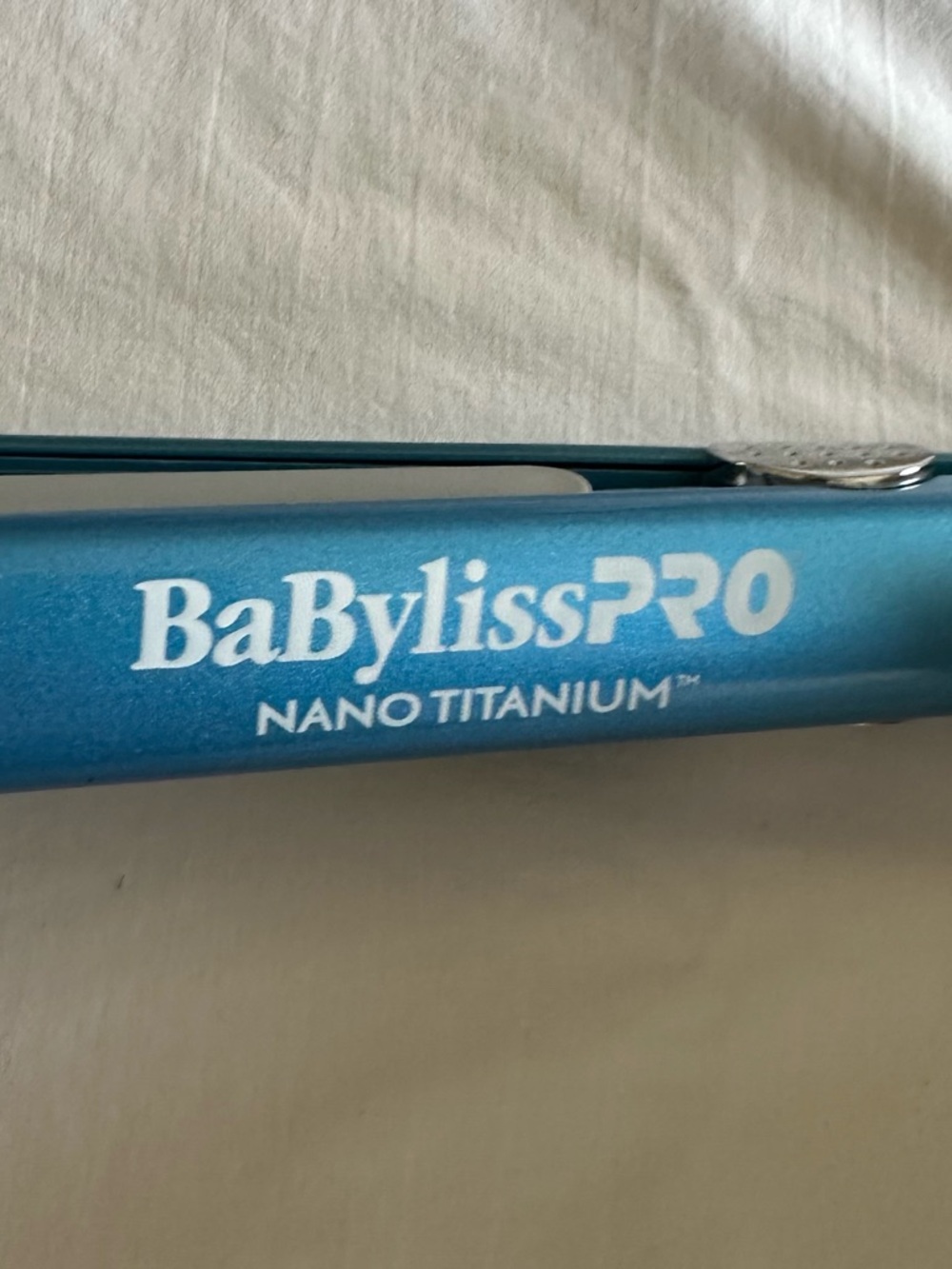 BaBylissPRO Nano Titanium Hair Straightener — Blue